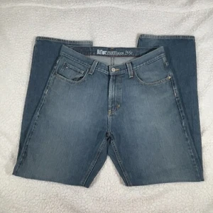 Tommy Hilfiger Brand Blue Denim Freedom Relaxed Fit Jeans Size 34/32 - Picture 1 of 10