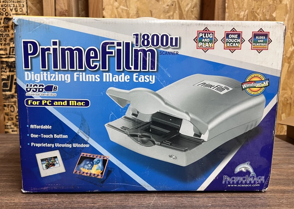  PrimeFilm PF1800U USB Film Scanner Pacific Image Electronics   PC or MAC - Image 1 of 4