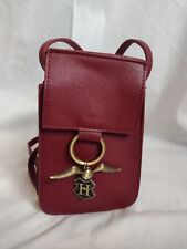 Bioworld Harry Potter Golden Snitch Charm Maroon Red Small Crossbody Bag Purse