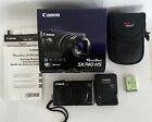 Canon PowerShot SX740 HS Digital Camera 40x Zoom Black+Case+64GB Card 2nd batter