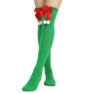 Fashion Over-the-knee Striped Girls Women Colourful Thigh High Long Socks