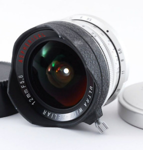 Exc+5 Voigtlander Ultra Wide Heliar 12mm f/5.6 Aspherical Lens w/caps From Japan