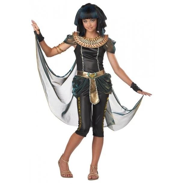 Темный египетский принцесса Клеопатра королева Нила древний подростков девочек костюм XL - Изображение 1 из 1