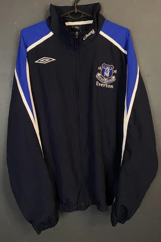 UMBRO MEN'S FC EVERTON JACKET 2005/2006 TRAINING TRACK SOCCER FOOTBALL SIZE XL Cover