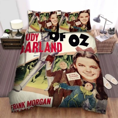 Juego de funda nórdica para ropa de cama The Wizard of Oz (3 piezas), fundas de almohada colcha Wizard Foto 1 de 3