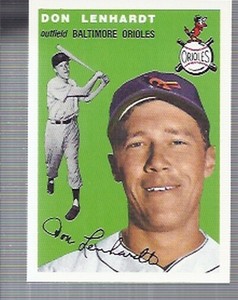 1994 Topps Archives 1954 Baltimore Orioles Baseball Card #157 Don Lenhardt