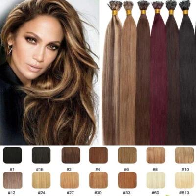 THICK 100% Remy Real Human Hair Extensions Rings  Loop Nano Ring Bead 1G/S 100g+ - Image 1 of 4