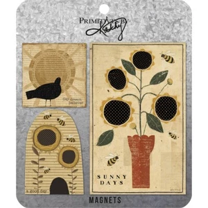 ¡NUEVO!~Juego de imanes "Day Dream Believer" "A Good Day" y "Sunny Days" colmena de abejas, pájaro - Imagen 1 de 1