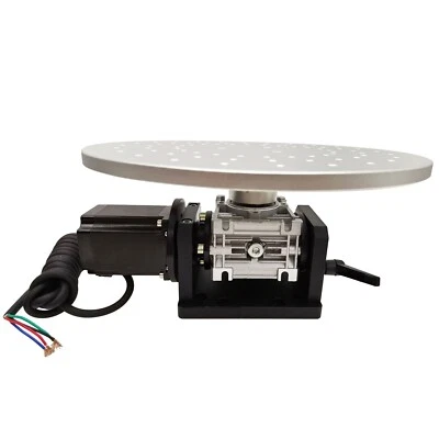 110V Electric 360° Rotary Table 15kg Load Stepper Motor Marking Machine Platform - Image 1 of 4