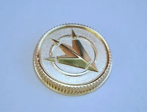 Legacy Black DINO THUNDER Power Coin-Gold Made for Legacy Ranger Morpher Cosplay - Picture 1 of 3
