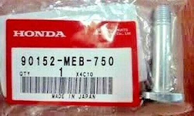 PERNO SUPERIOR AMORTIGUADOR TRASERO, HONDA CR250, CRF 250X 250R 450R 450X 90152-MEB-750   Foto 1 de 2