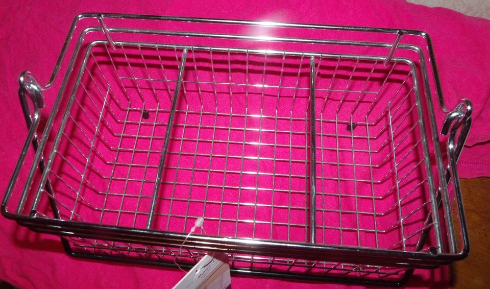 Mainstays, Silver&Black, Stainless Steel/Plastic,Portable Shower Caddy Organizer - Изображение 1 из 4