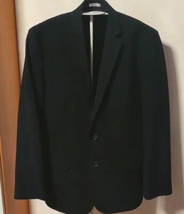 CALVIN KLEIN Boys Blazer Navy Blue Size 14 Husky - Picture 1 of 4