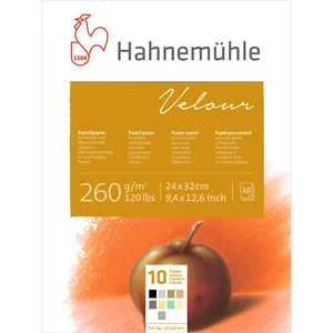 Hahnemuhle Velours Pastell Papier Pad - gemischte Farbe - 24 x 32 cm - Bild 1 von 1