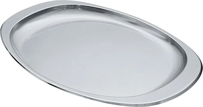 Alessi Avio Vassoio, Acciaio Inossidabile, Argento, 46x32 cm - Immagine 1 di 2