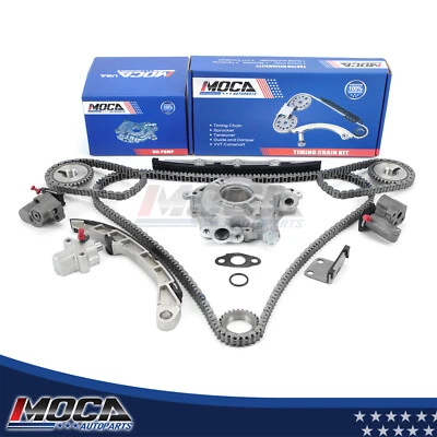 Timing Chain Kit Oil Pump Fit 02-07 Nissan 350Z Maxima FX35  G35  Murano Altima  - Image 1 of 4