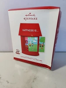 Hallmark Keepsake Ornament 2013 Happiness Is Peanuts All Year Long Display NIB - Picture 1 of 4