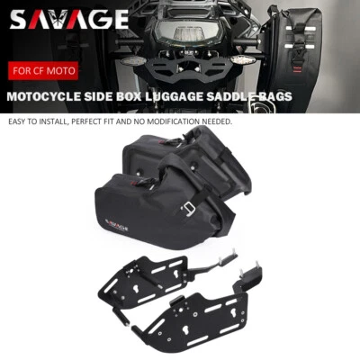 Bolsas de sillín portaequipajes trasero para CF MOTO 450 MT 2024 450MT Foto 1 de 4