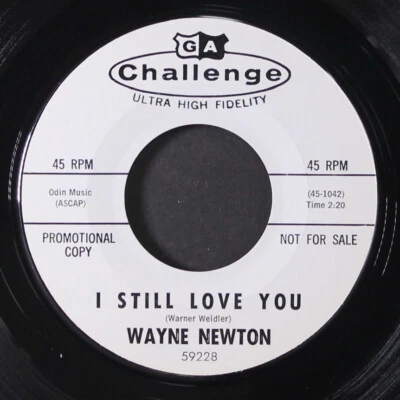 WAYNE NEWTON: i want to mean everything to you CHALLENGE 7" Single 45 RPM Foto 1 de 2