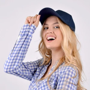 Gorra de béisbol ajustable azul marino sombrero de béisbol talla única - parquet - Imagen 1 de 5