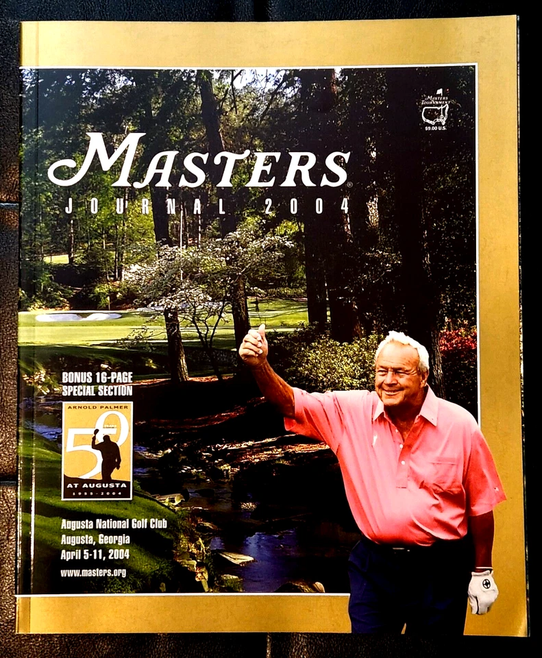 The Masters Journal 2004 Programa Oficial de los Maestros - Arnold Palmer Foto 1 de 1