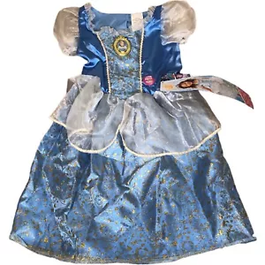 Abito musicale Disney Cenerentola taglia 4-6x costume da gioco fantasy blu e bianco - Foto 1 di 17
