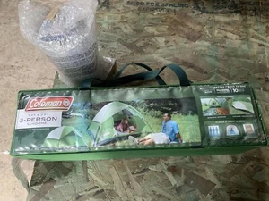 Coleman Highline WeatherTec 3-Person Dome Tent With Lantern. Never Opened - Picture 1 of 3