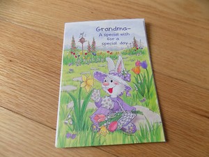 Easter Cards Grandma Suzy's Zoo Gibson Greeting Card Vintage Bunny