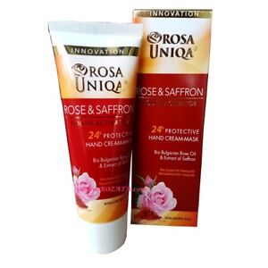 24h Protect Hand Cream Mask Bulgarian Rose,Saffron,Bio-Argan,Macadamia,Shea Oil