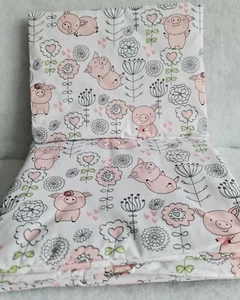2 3 4 5 pc bedding set nursery baby 100% cotton for cot bed PINK PIGS FARM - Picture 1 of 1