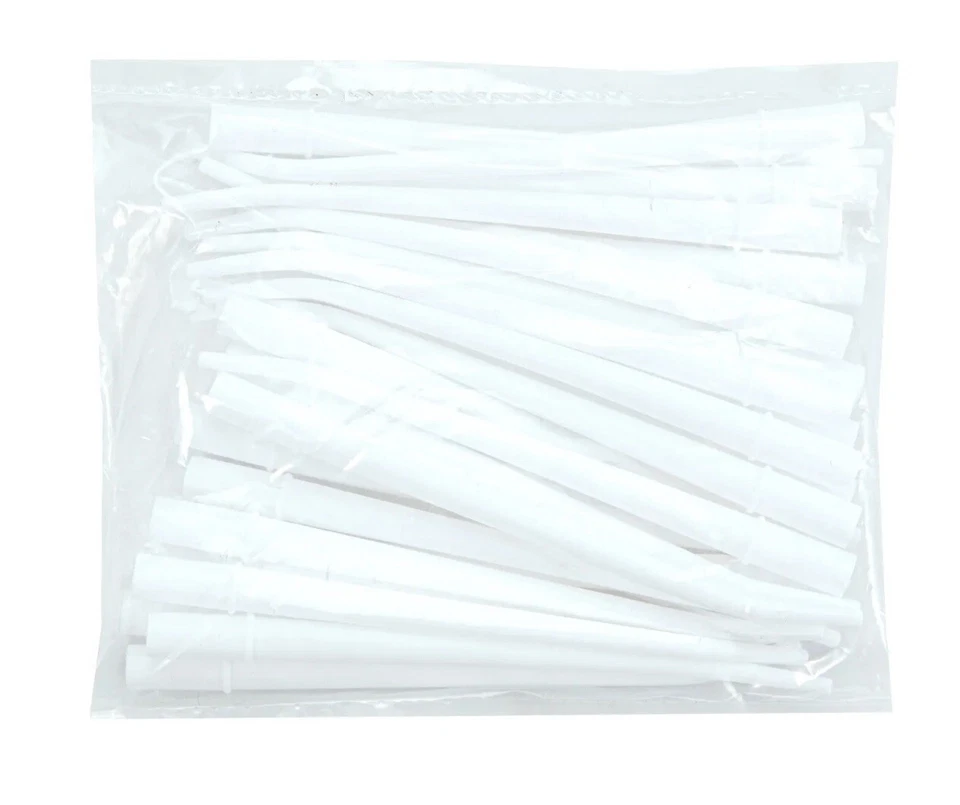 250 un. Puntas de aspirador quirúrgico desechables Punta de succión dental Aspirador 1/8" Foto 1 de 2