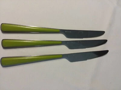 Cuchillo de cena Fiesta. Color hierba limón. Cubiertos Merengue 0-18 Foto 1 de 4