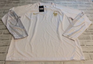 Nike France FFF Long Sleeve Size 2XL World Cup Jersey New - Picture 1 of 7