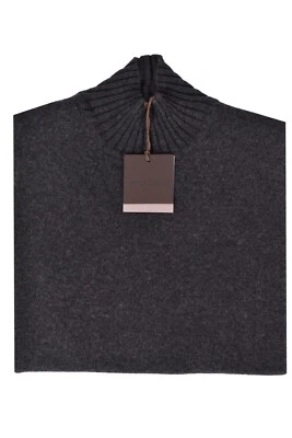 NUEVO Stile Latino V. Attolini suéter de cachemir cuello alto EU 52 US 42 L gris - Imagen 1 de 4