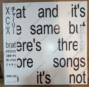 Charli XCX Brat And It's The Same But There BIGLOVE JAPAN OBI VINYL RARE LE 250 - Imagen 1 de 2