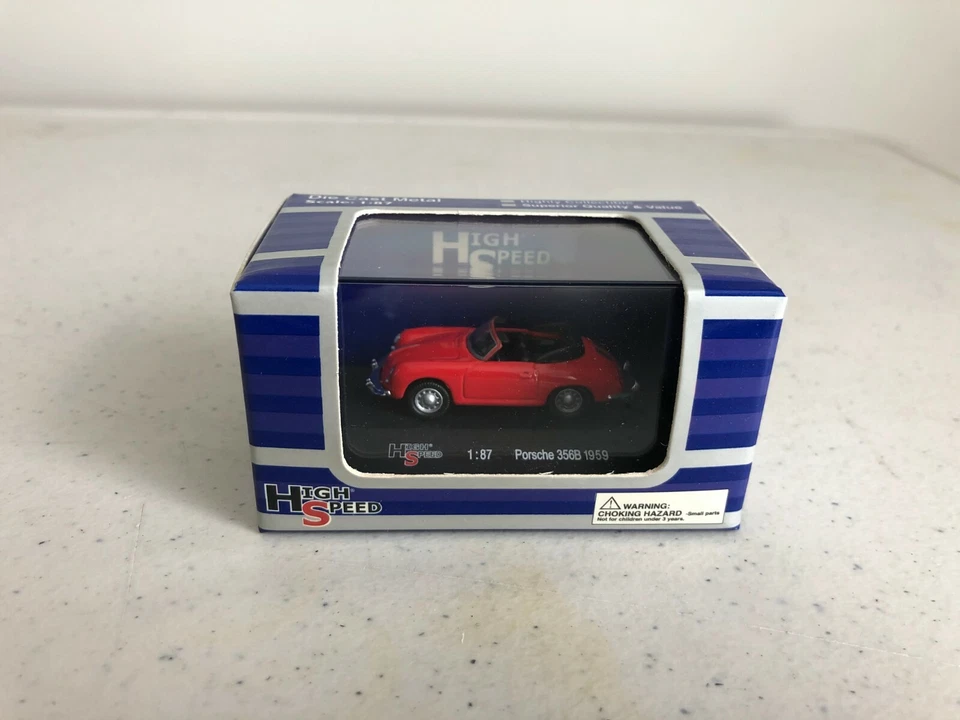 1:87 HO Scale Porsche 356B 1959 - (Red) - with display NIB - Image 1 of 1
