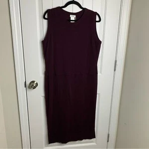 Akris Punto Cachemira Mezcla Lana Sin Mangas Suéter Midi Vestido Talla 12 - Imagen 1 de 11