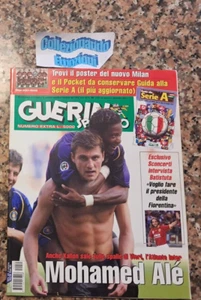 Guerin Sportivo 35 2001-VIERI-INTER-BATISTUTA-NEDVED-POSTER MILAN - Picture 1 of 6