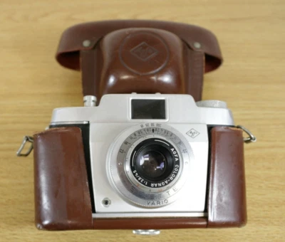 Agfa Silette Vario Vintage 35mm Film Camera-Color Agnar Lens & Hard Case-Tested - Image 1 of 4