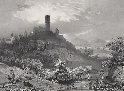 BAD GODESBERG (Bonn) - Ruine Godesberg - Lithographie Um 1840 • 86.65€