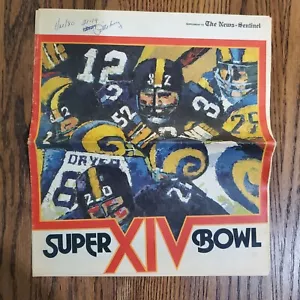 News Sentinel 1980 STEELERS SUPER BOWL XIV NEWSPAPER - Picture 1 of 8