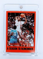 AUTOGRAPH AUTO 1990-91 UNLV Runnin' Rebels A Season To Remember GEORGE ACKLES RC