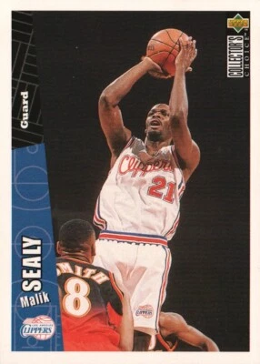 1996-97 UD Collector's Choice #263 - Malik Sealy - Los Angeles Clippers 96-528 - Image 1 of 2