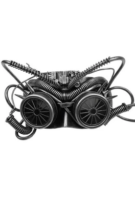 Máscara Steampunk Seeker nueva (plateada) Foto 1 de 2