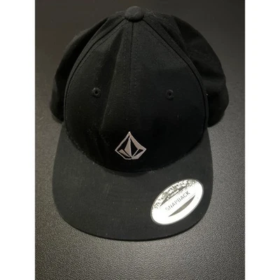Gorra de béisbol negra Volcom con cierre a presión Foto 1 de 3