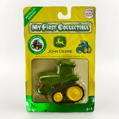 Tractor de pista John Deere Tony de colección mi primer juguete fundido a presión coleccionable sellado Foto 1 de 4