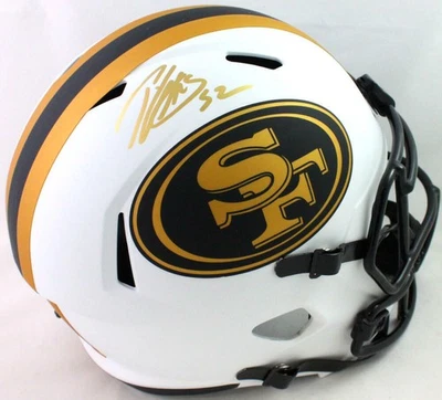 Casco Patrick Willis Autografiado 49ers Velocidad Lunar Tamaño Completo - Beckett W *Dorado Foto 1 de 4