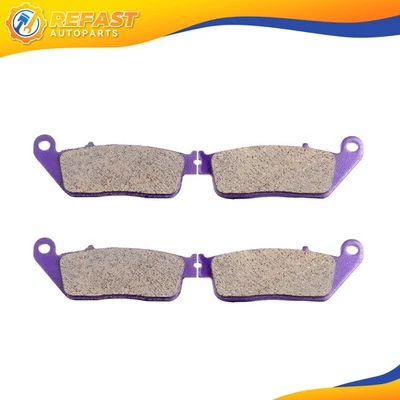 Front Rear Fits 2005-2009 Honda VTX1300R VTX1300C Carbon Fiber Brake Pads - Image 1 of 4