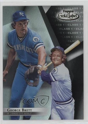 2018 Topps Gold Label Class 1 Black George Brett #50 HOF - Image 1 of 2