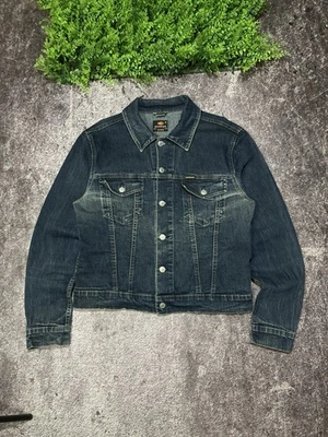 Chaqueta de mezclilla lavada vintage Y2K Energie para hombre talla M Foto 1 de 4